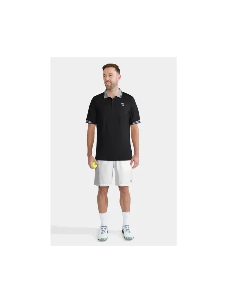 Tenis polo majica Wilson crna