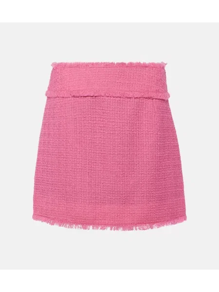 Fustă Dolce&gabbana de lână roz