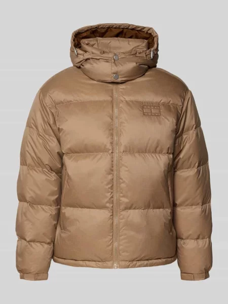 Tommy Jeans kurtka puchowa brązowy zimowa beżowa