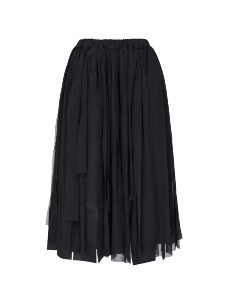 Fustă midi Comme Des Garçons negru