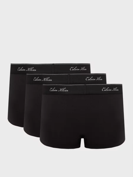 Боксеры Calvin Klein с низкой посадкой черные