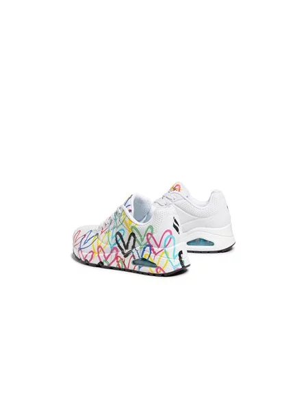 Sportcipők Skechers Uno Spread The Love fehér