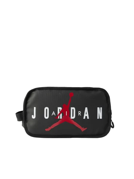 Jordan Sac pentru îmbrăcăminte roșu / negru alb