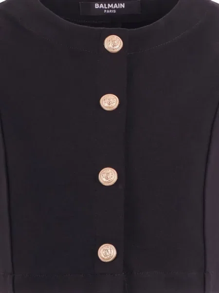 Top dziecięcy Balmain czarny
