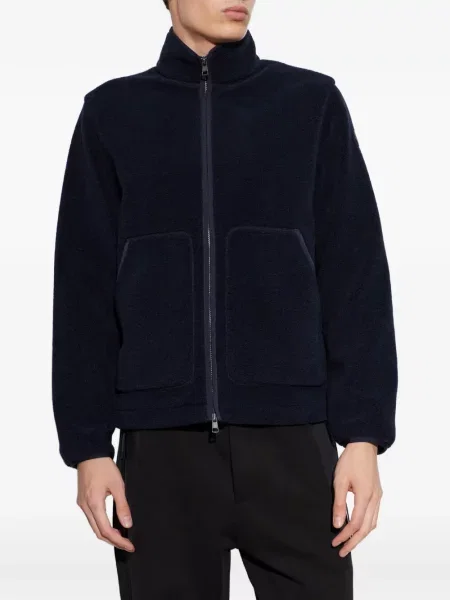 Pulover Moncler cu autograf albastru