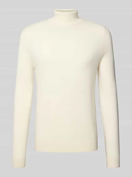 Sweter z dzianiny z czystego kaszmiru Christian Berg Men biały