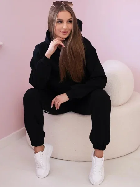 Geacă Kesi cu imagine negru