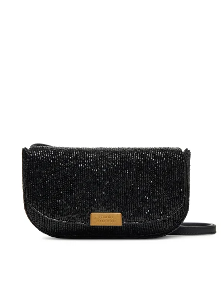 Tommy Hilfiger Kabelka Party Le Mini Crossover Beaded čierna
