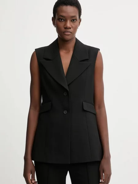 AllSaints vestă ASTRA un singur rând de negru