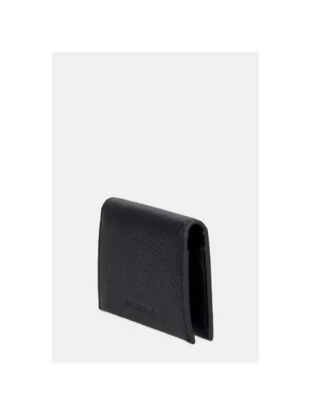 Karl Lagerfeld etui na karty skórzane K/AUTOGRAPH czarny