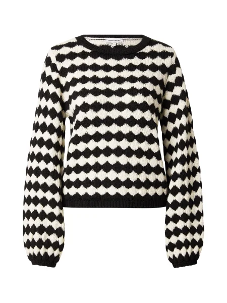 MORE & MORE Pulover negru / murdar alb