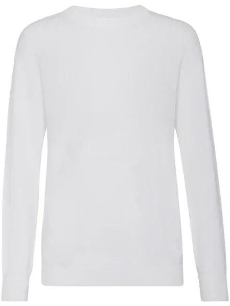 Pulover Brunello Cucinelli alb