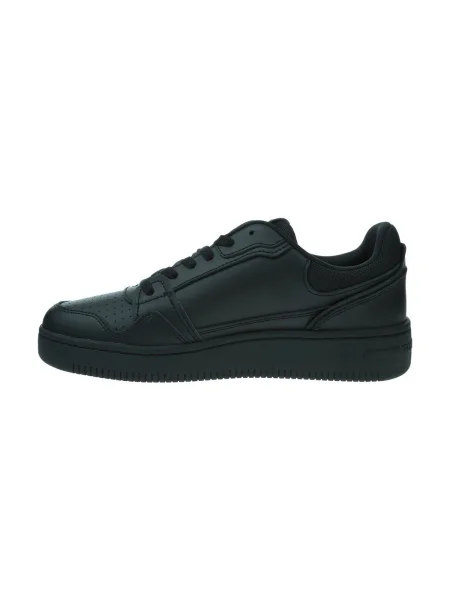Tommy Jeans Teniși din piele RETRO BASKET negru