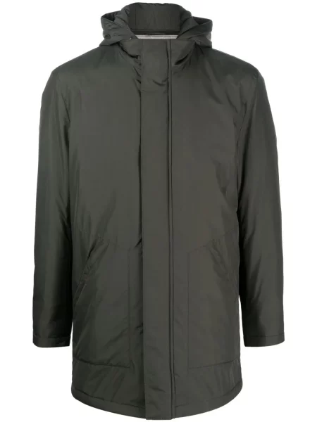 Palton Corneliani cu glugă verde