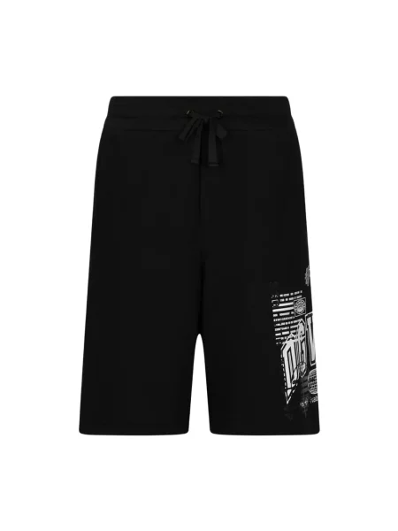 Spodenki sportowe Dolce And Gabbana na siłownię czarne