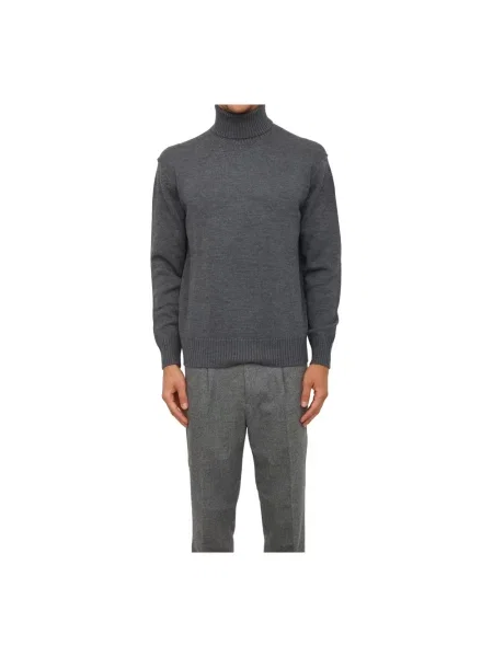 Sweter Paolo Pecora wełniany szary