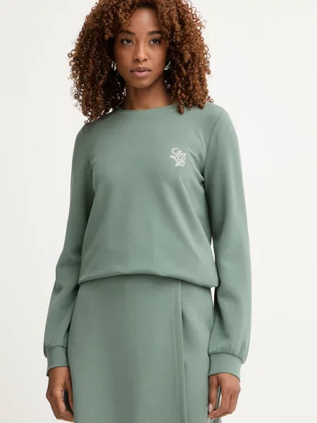 Liu Jo bluza z modalem zielona