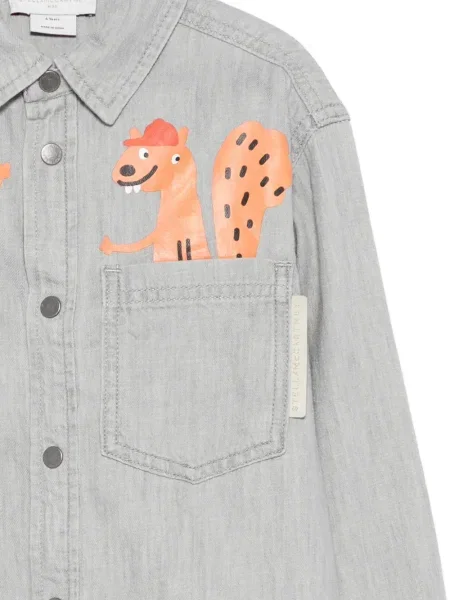 Koszula dziecięca Stella Mccartney szara