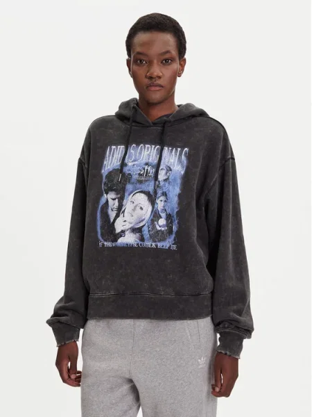 Adidas Суитшърт Century Fox Disney Oversize черен