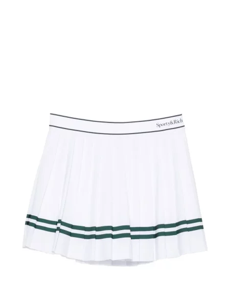 Pantaloni scurți Sporty & Rich cu autograf alb