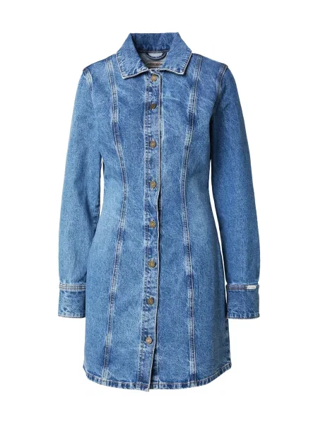 Guess Jeans rochie jeans albastru