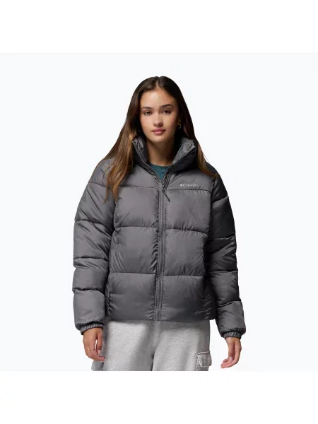 Geacă căptușită pentru femei Columbia Puffect II Full Zip city grey gri