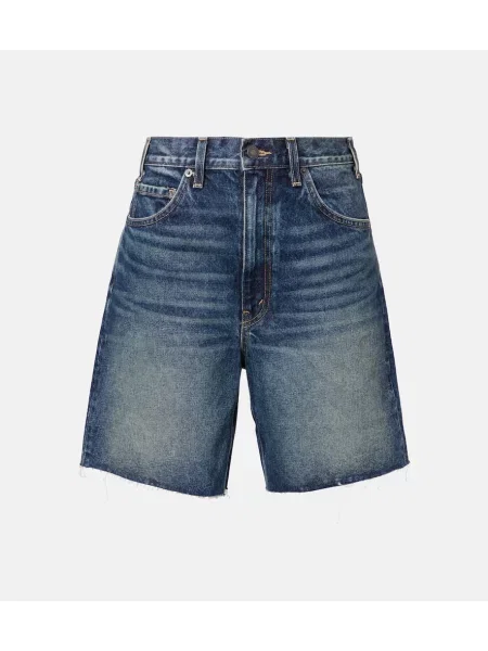 Szorty jeansowe Nili Lotan niebieskie