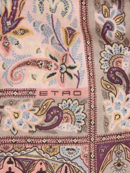 Fular Etro de lână cu model paisley