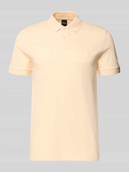BOSS Orange polo z Passenger pomarańczowa