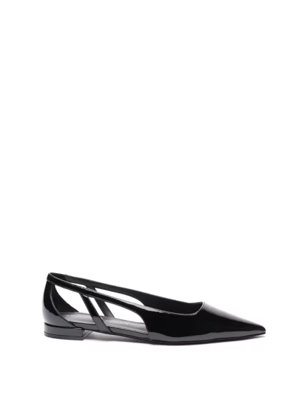 Balerinki Stuart Weitzman bez obcasa czarne