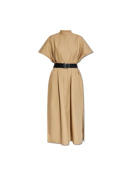 Sukienka Jil Sander brązowa