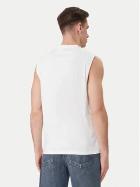 Calvin Klein Jeans Majica brez rokavov bela