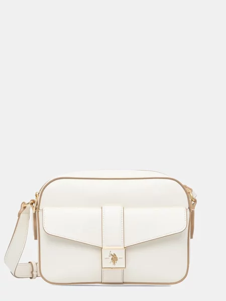 U.S. Polo Assn. torebka crossbody z imitacji skóry MARGARET beżowa