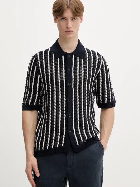 Rag & Bone pulover cu mânecă scurtă pentru bărbați din
