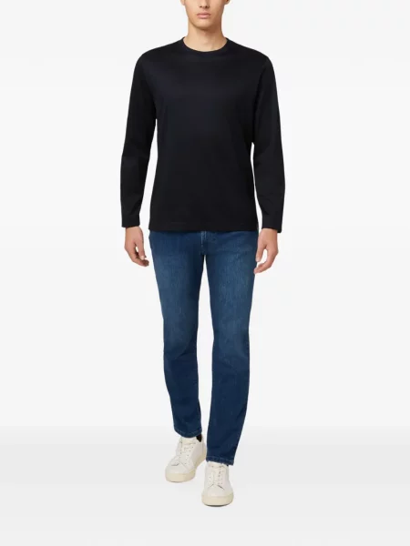 Lung tricou Boggi Milano albastru