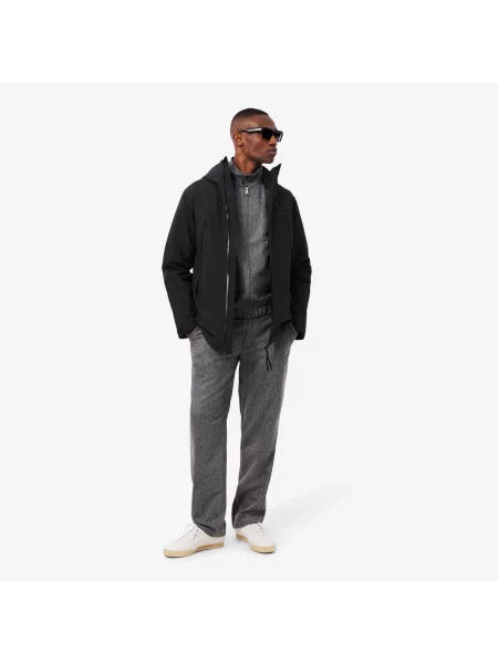 Lacoste Wodoodporna Ocieplana Parka 3 W czarna