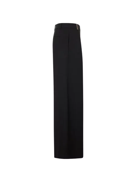 Pantaloni Peserico plic negru