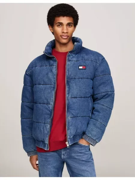 Tommy Jeans Farmer kabát kék