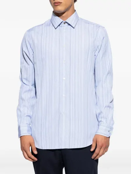 Cămașă Paul Smith cu dungi albastru