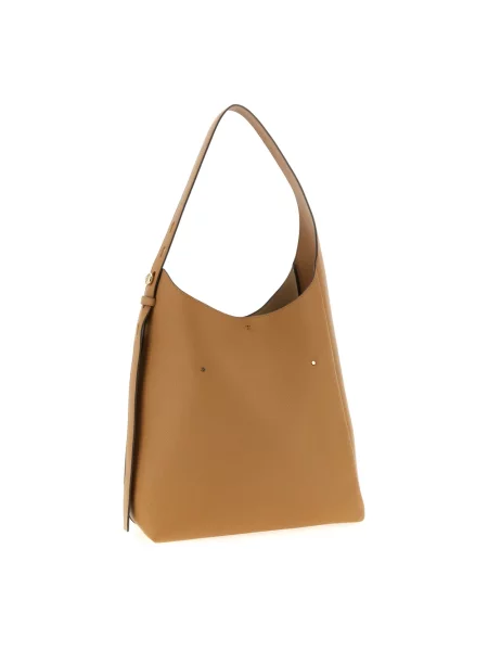 Torebka hobo Tory Burch skórzana brązowa