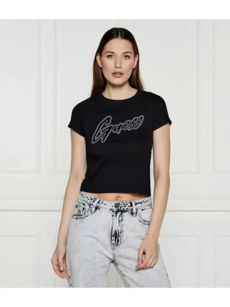Cropp tricou Guess negru