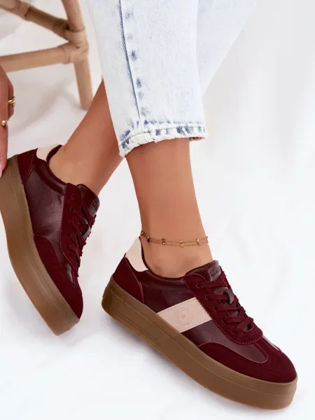 Sneakerși Big Star Shoes cu platformă