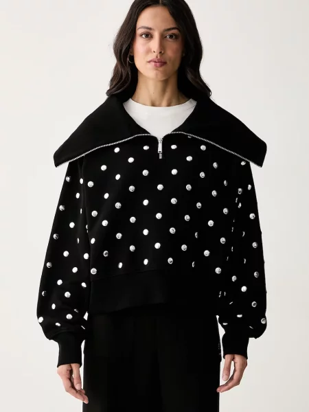 Karl Lagerfeld hanorac pentru femei din negru