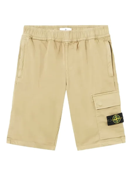 Szorty cargo dziecięce Stone Island brązowe