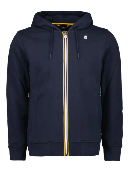 Hanorac cu glugă K-way cu glugă albastru