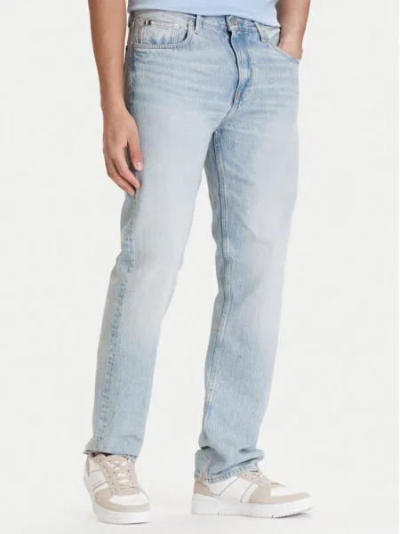 Tommy Hilfiger Blugi Dover Straight Fit albastru