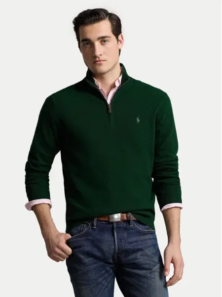 Polo Ralph Lauren Pulover închis verde