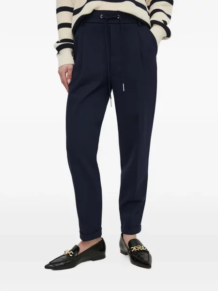 Spodnie Benetton ze sznurkiem niebieskie