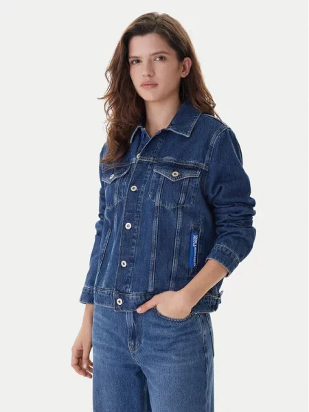 Džinsai Karl Lagerfeld Jeans mėlyna