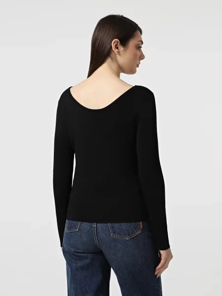 Лонгслив Armani Exchange черный